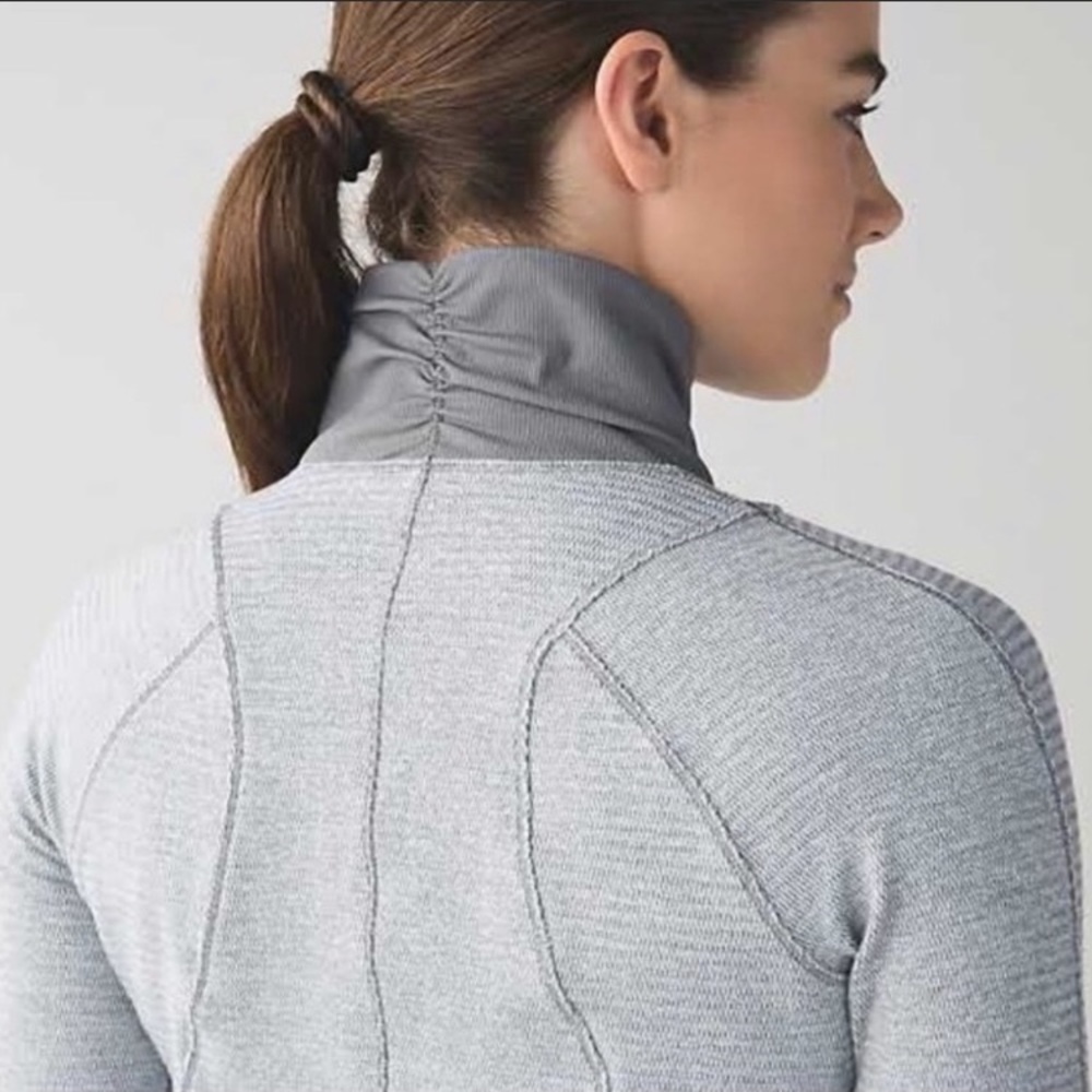 Lululemon Runderful Gray Pull Over Jacket 2 - Picture 2 of 10